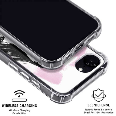 Disney Princess Mulan Sketch iPhone 16e Clear Case