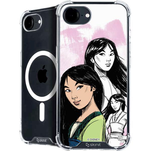 Disney Princess Mulan Sketch iPhone 16e MagSafe Case