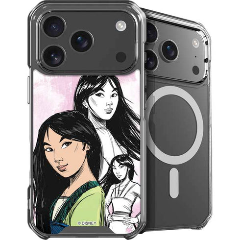 Disney Princess Mulan Sketch iPhone 18 Pro MagSafe Case