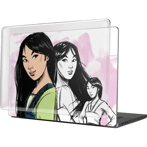 Disney Princess Mulan Sketch MacBook Cases