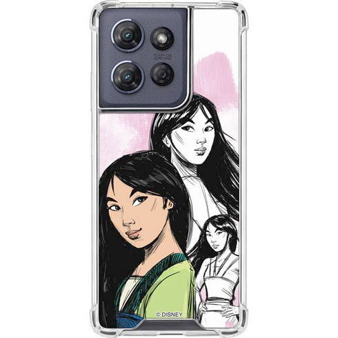 Disney Princess Mulan Sketch Moto G 5G (2025) Clear Case