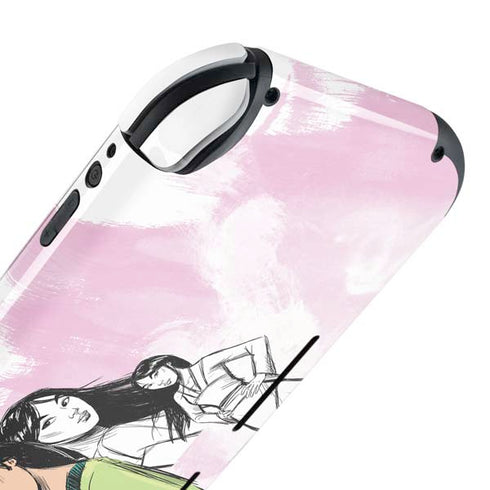 Disney Princess Mulan Sketch Nintendo Switch Lite Skin