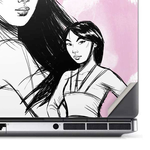 Disney Princess Mulan Sketch Dell Precision Skin