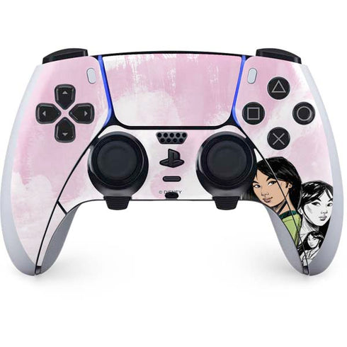 Disney Princess Mulan Sketch PS5 DualSense Edge Pro Controller Skin