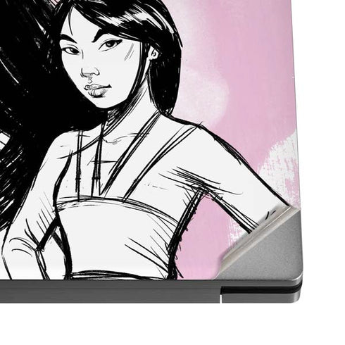 Disney Princess Mulan Sketch Dell XPS Skin