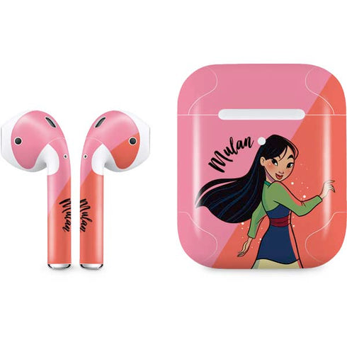 Disney Princess Mulan Art Apple AirPods 2 Skin