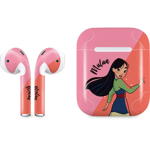 Disney Princess Mulan Art Apple AirPods Skin
