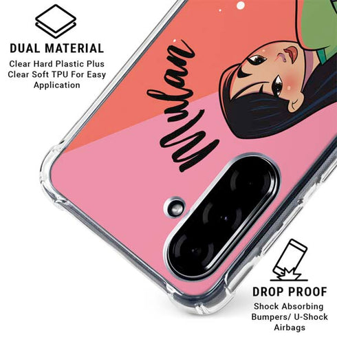 Disney Princess Mulan Art Galaxy A36 5G Clear Case