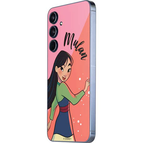 Disney Princess Mulan Art Galaxy A55 5G Skin