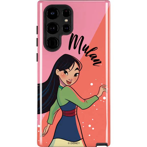 Disney Princess Mulan Art Galaxy S25 Ultra Impact Case