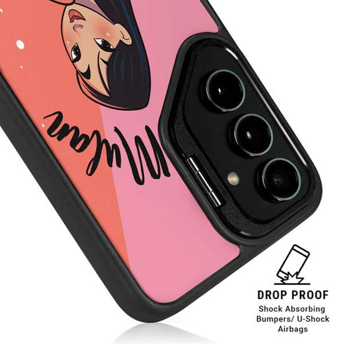 Disney Princess Mulan Art Galaxy S25 Ultra Kickstand Case