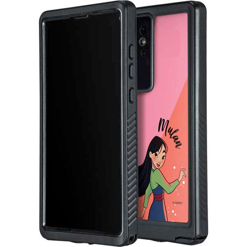Disney Princess Mulan Art Galaxy S24 Ultra Waterproof Case