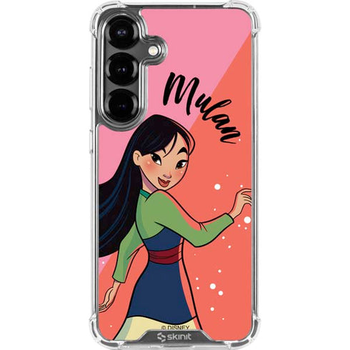 Disney Princess Mulan Art Galaxy S26 Clear Case