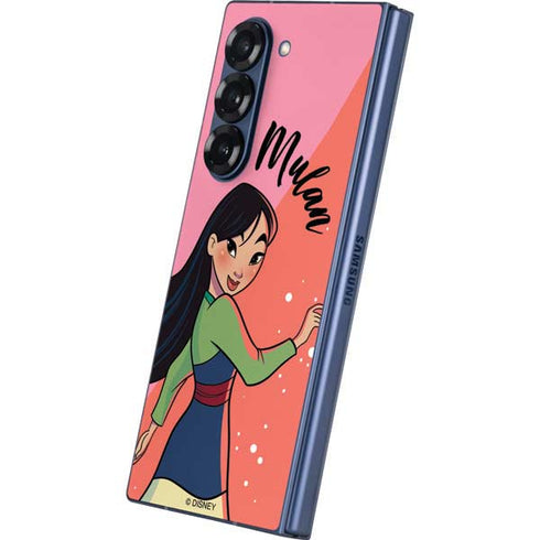Disney Princess Mulan Art Galaxy Z Fold6 Skin
