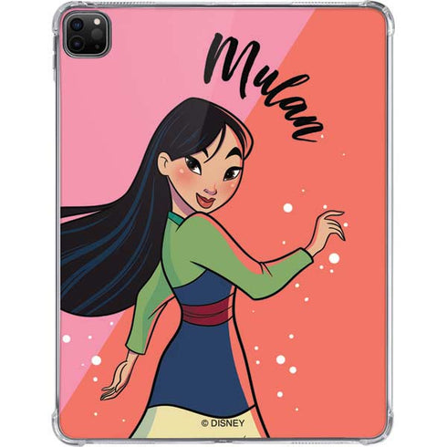 Disney Princess Mulan Art iPad Pro 11in (2024) Clear Case