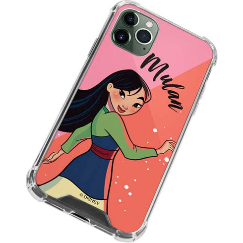 Disney Princess Mulan Art iPhone 12 Pro Clear Case