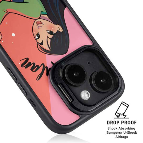 Disney Princess Mulan Art iPhone 14 Kickstand Case