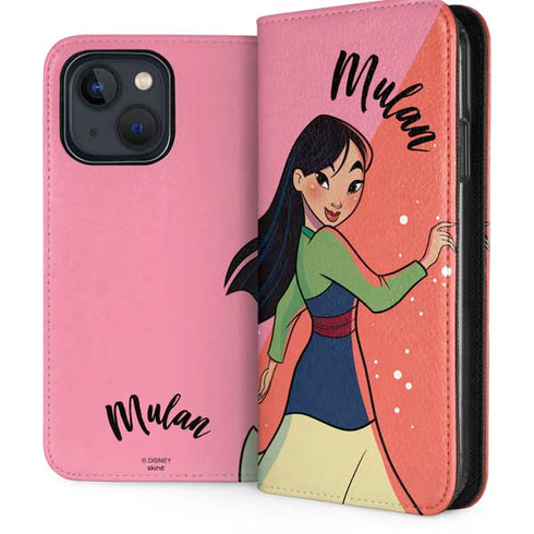 Disney Princess Mulan Art iPhone 15 Folio Case