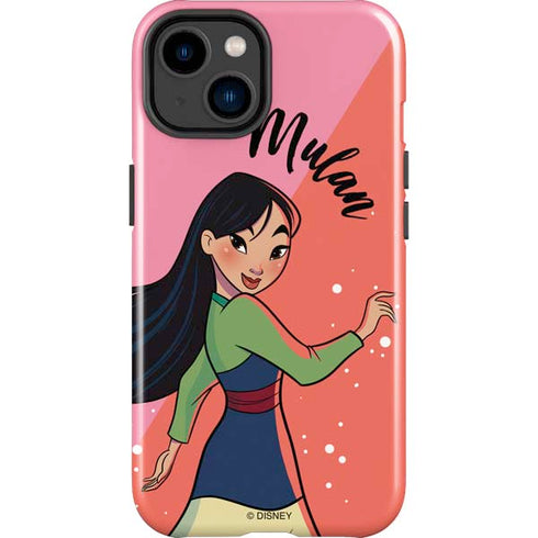 Disney Princess Mulan Art iPhone 15 Impact Case