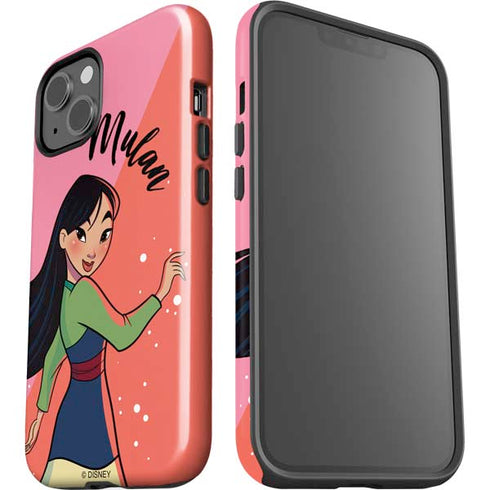 Disney Princess Mulan Art iPhone 15 Impact Case