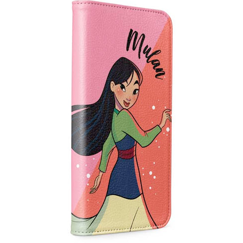 Disney Princess Mulan Art iPhone 15 Plus Folio Case