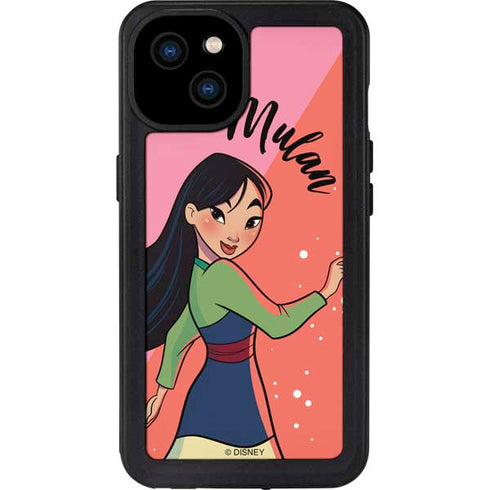 Disney Princess Mulan Art iPhone 15 Plus Waterproof Case