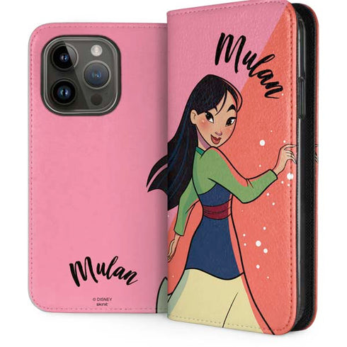 Disney Princess Mulan Art iPhone 15 Pro Folio Case