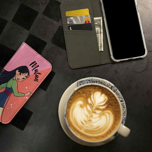 Disney Princess Mulan Art iPhone 15 Pro Max Folio Case