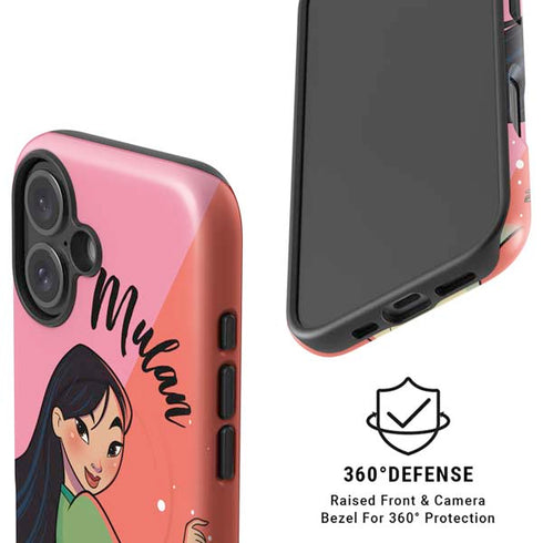 Disney Princess Mulan Art iPhone 16 Magsafe Impact Case
