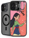 Disney Princess Mulan Art iPhone 16 Plus Kickstand Case