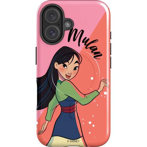 Disney Princess Mulan Art iPhone 16 Plus Magsafe Impact Case