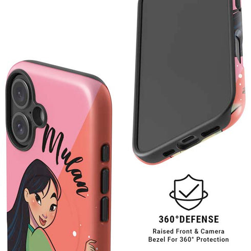 Disney Princess Mulan Art iPhone 16 Plus Magsafe Impact Case