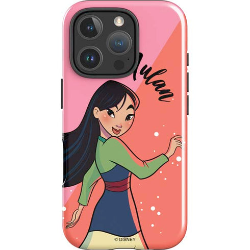 Disney Princess Mulan Art iPhone 16 Pro Impact Case