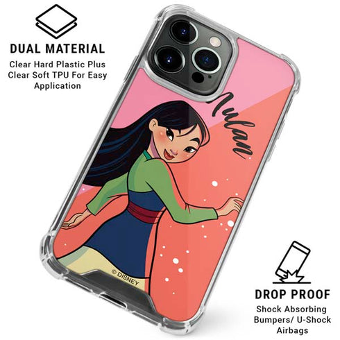 Disney Princess Mulan Art iPhone 16 Pro Max Clear Case