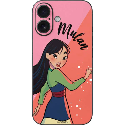 Disney Princess Mulan Art iPhone 16 Skin