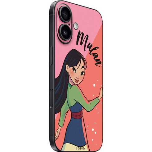Disney Princess Mulan Art iPhone 16 Skin