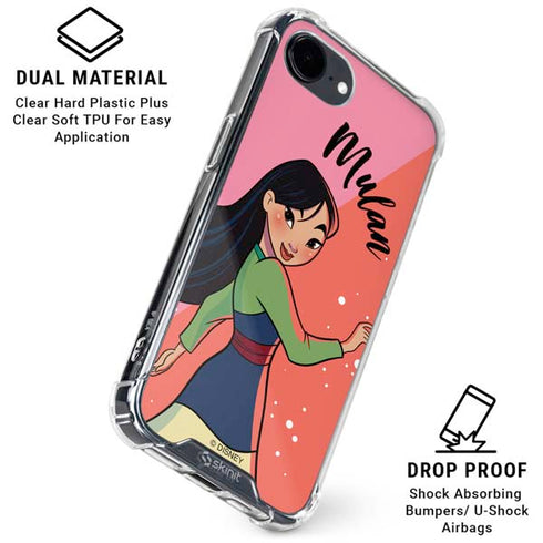 Disney Princess Mulan Art iPhone 16e Clear Case