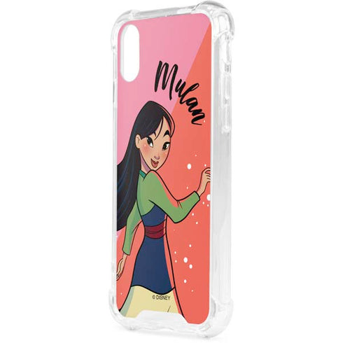 Disney Princess Mulan Art iPhone XS Clear Case