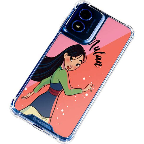 Disney Princess Mulan Art Moto G Play 4G (2024) Clear Case