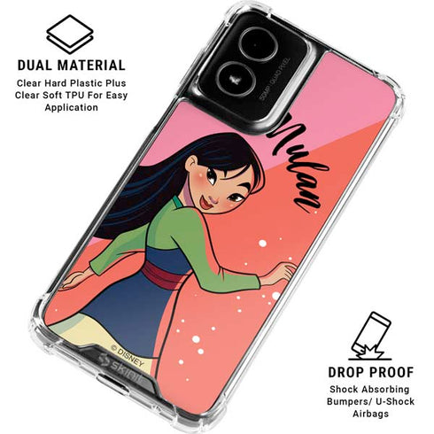 Disney Princess Mulan Art Moto G Power 5G (2024) Clear Case