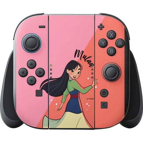 Disney Princess Mulan Art Nintendo Switch 2 (2025) with Joy-Con Skin
