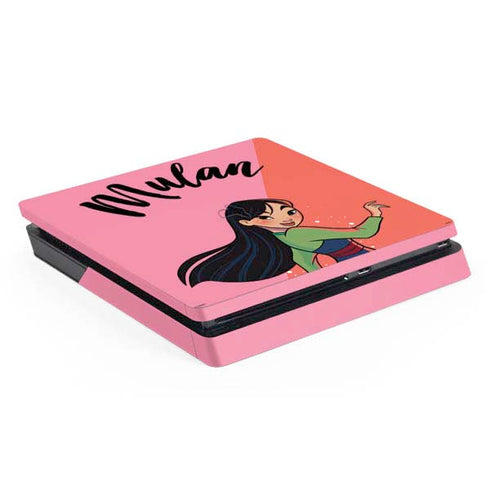 Disney Princess Mulan Art PlayStation PS4 Skins