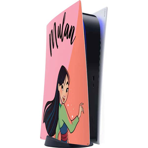 Disney Princess Mulan Art PlayStation PS5 Skins
