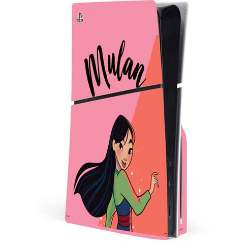 Disney Princess Mulan Art PlayStation PS5 Skins
