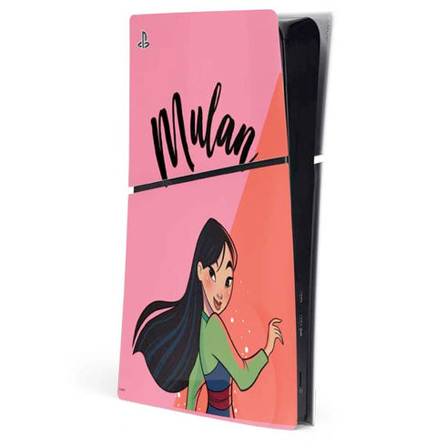 Disney Princess Mulan Art PlayStation PS5 Skins