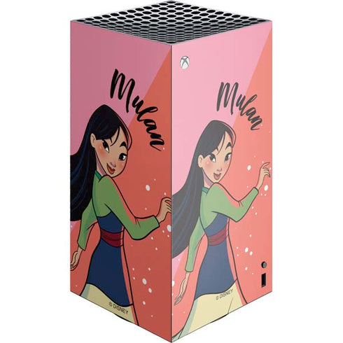Disney Princess Mulan Art XBox Series X Digital Edition Console Skin