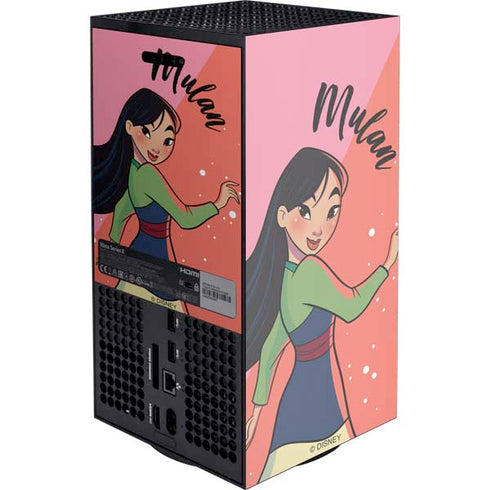 Disney Princess Mulan Art XBox Series X Digital Edition Console Skin