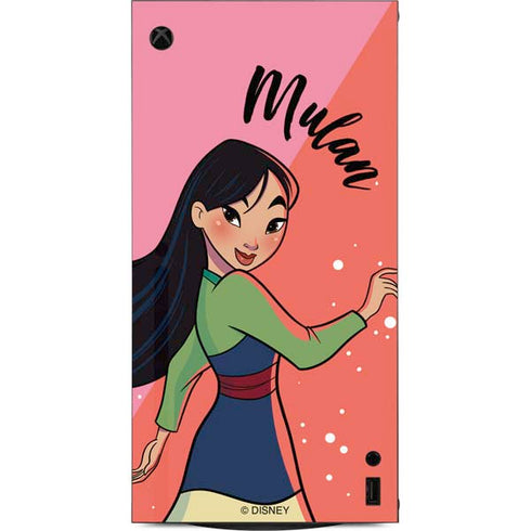 Disney Princess Mulan Art XBox Series X Digital Edition Console Skin