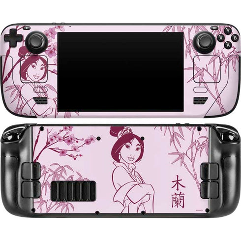 Disney Mulan Character Art Steam Deck Handheld Gaming Computer OLED Skin