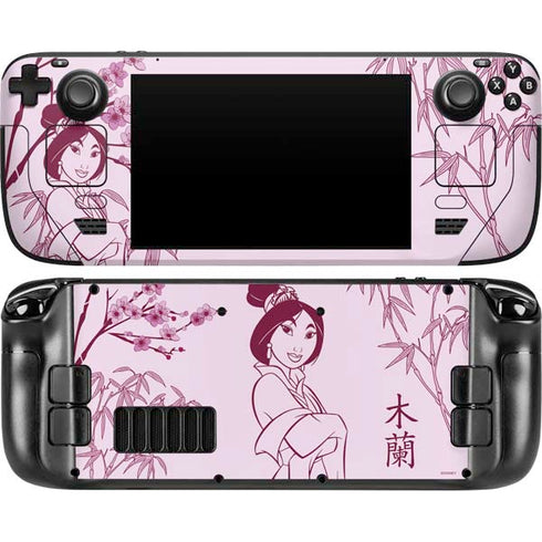 Disney Mulan Character Art Steam Deck Handheld Gaming Computer Skin